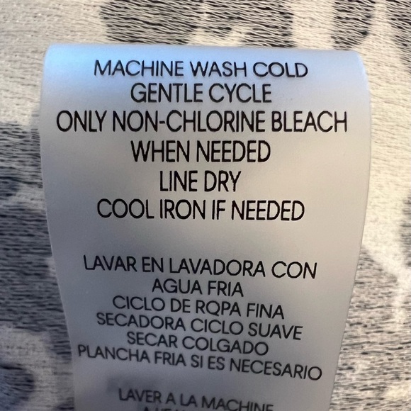 Calvin Klein Black and White Floral Midi Dress - Like New - Picture 8 of 8